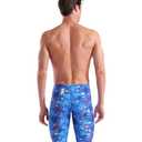 ARENA Powerskin ST Next Mens Racing Jammer Competition Swimsuit Sportse Athletic Swim Team Championship Tech Suit, Limited Edition Splashy Multicolor, US Size 28