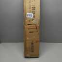 Pull Down Closet Rod for Hanging Clothes, Wardrobe Lift Rail Aluminum Alloy Organizer, Side Mounted Closet Rod for Kitchen Bedroom High Cabinets, 66 lbs Load Capacity (Black, 25.6"-33.4")