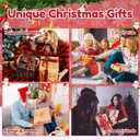 Novelty Fun Crew Socks for Women Colorful Crazy Socks for Women Girls Gifts (6 Christmas Red Green Blue Yellow)