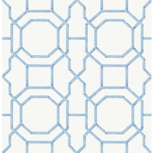 NuWallpaper NUS4313 Sanya Peel & Stick Wallpaper, Sapphire