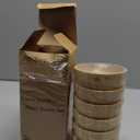 Bamboo Wooden Bowls Set of 6, 3 Inch Small Serving Bowls for Snacks/Appetizers/Side Dishes/Charcuterie Board, Dipping Sauce Bowl for Condiments, 4 oz Bamboo Wood Ramekins, Reusable & Handmade (3.15''W x 1.77''H)