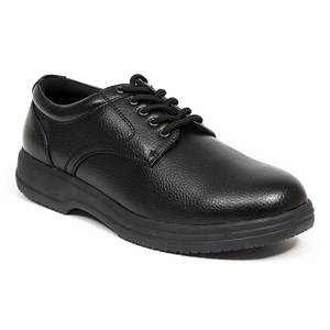 Deer Stags Unisex Service Slip-Resistant Workwear Oxford - Black - 12 Wide
