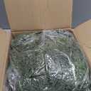 2PCS 6FT Christmas Cedar Garland with 60 Lights, Full 160 Pine Tips, Realistic Garland Artificial Greenery for Fireplace Table Wall Indoor Outdoor Decorations