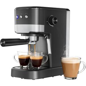 Keenstone Espresso Machine 15 Bar, Compact Espresso Coffee Maker with Auto Milk Frother, 40oz Removable Water Tank for Lattes & Cappuccino
