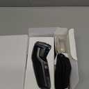 Philips Norelco Shaver 3900 Series, Wet and Dry Electric Shaver, P-Cap, Travel Pouch, Charging Stand, Storm Blue, Model S3341/92 (Silver New)