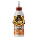 Gorilla Wood Glue; 8 Ounce Bottle; Natural Wood Color; (Pack of 1)