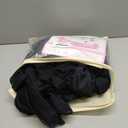 2-in-1 Black Tulle Table Skirt Tablecloth for 6 Foot Rectangle Tables, Black Party Tablecloths Ruffle Tutu Table Skirt Stretch Fitted Table Covers for Birthday Retirement Funeral Banquet Bachelorette