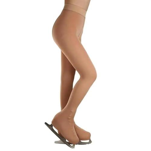 SSZYace Figure Skating Leggings Figure Skating Tights Ice Skating Pants for Girls Women Skating Ballet Dance Ice Skating Tights Over The Boot Figure Skating Tights, Size: Small
