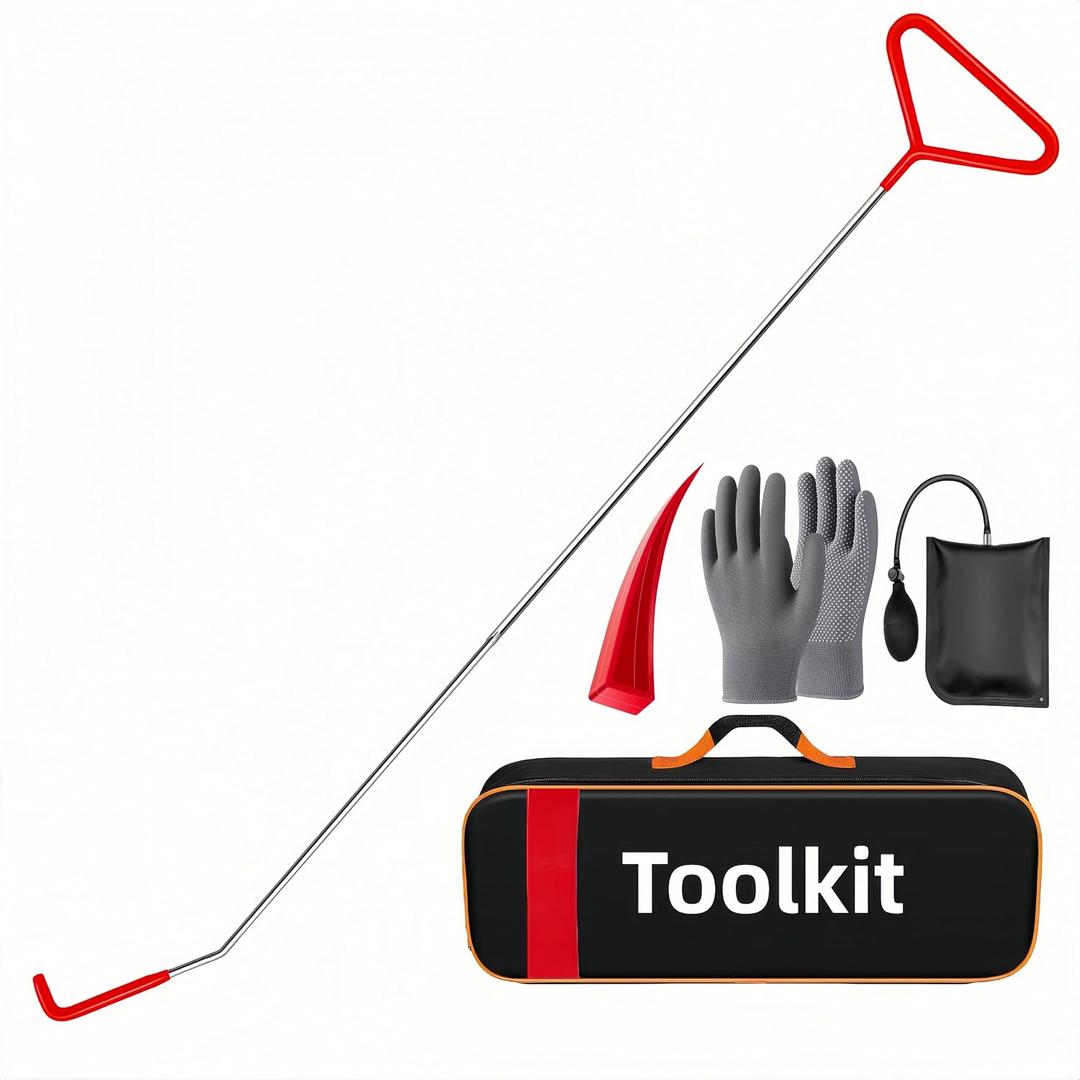 DENWAY Cargo Grabber Retriever Tool - Upgraded Extendable Pickup Truck Bed Accessories, Car Tool Set