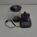 bella 10 Speed Countertop Blender, Juicer & Smoothie Maker, Fits-anywhere Kitchenware, Slim Flip & Store Design, Dishwasher Safe 48oz Capacity Pitcher & Lid, Stainless Steel Blade, 450 Watt, Plum (6 Cup)