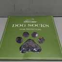 EXPAWLORER 6PCS Anti-Slip Dog Socks to Prevent Licking Paws,Dog Shoes for Hot Pavement,Best Paw Protector Traction Control on Hardwood Floor,Dog Booties for Puppy  Large Senior Dogs (Black and Grey), L