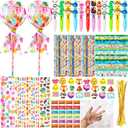 24Pack Giant Lollipop Return Gifts for Birthday Party, Giant Lollipop with Pencils, Stickers, Erasers, 4-in-1 Pen, for Classroom School Exchange Party Supplies