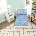 EVERYDAY KIDS Dinosaur Toddler Sheets Set 2 Piece