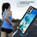for Moto G Power 5G 2024 Case for Men Women Turtle Starfish Mixed Dual Layer Heavy Duty Shockproof Rugged Protective Phone Case for Motorola G Power 5G 2024