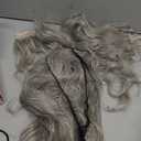 Clip in Hair Extensions, REECHO 5PCS Silver Grey Hair Extensions 24" Thick Long Loose Waves hair extensions HE002 Invisible Lace Weft Natural Soft Hairpieces for Women  Silver Grey