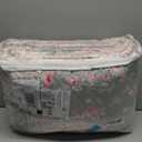 Brilliant Sunshine Rose and Sage Quilt Set, 3-Piece Bedding Sets, Traditional Patchwork Design, Washable and Reversible Bedspread, Soft Lightweight Coverlet, All-Season, Full/Queen, Light Pink Green