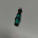 Wera 05051462001 Kraftform 816 R Hexagon Bitholding Screwdriver, Rapidator Quick-Release Chuck, 1/4" Head, 119mm Blade Length