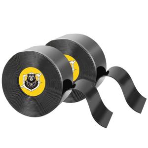 2 Rolls Bike Handlebar Tape, Baseball Bat Grip Tape, Self Fusing Silicone Tape, 1in X 3.3FT 2 Rolls Bike Handlebar Tape, Baseball Bat Grip Tape, Self Fusing Silicone Tape, 1in X 3.3FT