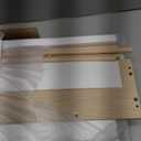 UTEX Kids Bookshelf Wall Mounted, 4-Tier Book Shelf Organizer, Tall Wooden Children's Bookcase, Storage Book Rack for Kids Room, Nursery, Bedroom, Living Room, White