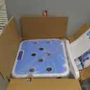 Heavy Duty 360 Swivel Shower Chair for Elderly, 550LB Bariatric Shower Bench with Adjustable Height & Padded Seat, Folding Stool for Inside Shower Bathtub Bathroom