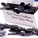 StixToGo Beverage Plugs - Leak Prevention Coffee Accessory for Hot Drinks, Disposable Coffee Stoppers, Fits Standard Lids - Black, 2", Pack of 2000