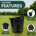 Golf Push Cart Cup Holder- Regular Size- Golf Push Cart Accessories