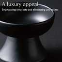 Raised Cat Food Bowl Elevated Cat Bowl MINO Ceramics Made in Japan for Cats and Small Dogs (Regular, White)