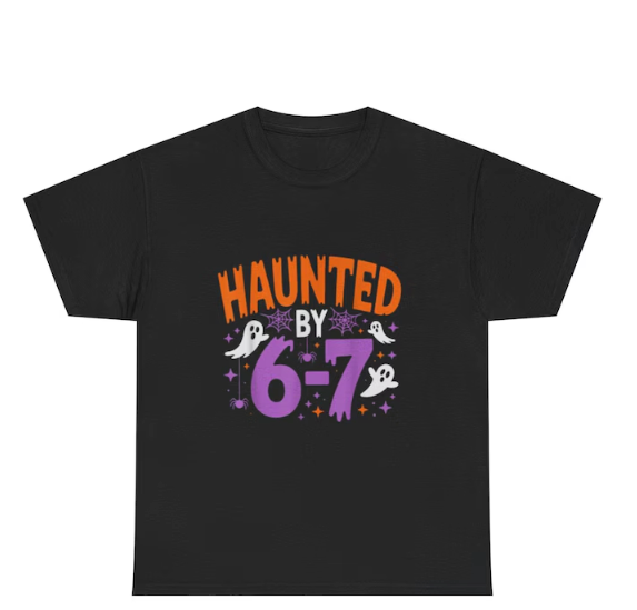 Retro 67 Halloween Haunted Spooky Six Seven 67 Halloween TShirt XL