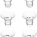 Flange Inserts 17mm 6PC,Compatible with Momcozy S12 Pro/S9 Pro/S12/S9 Wearable Breastpump Cup,Suitable for Medela/Spectra/Elvie/Willow/TSRETE 24mm Shields/Flanges,Reduce 24mm Tunnel Down to 17mm,6pcs