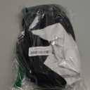 CaSaJa Mini Black Crib Skirt Pleated, Silk-Looking Soft Microfiber Baby Bed Skirt with Durable Platform for Mini and Portable Cribs 24" X 38", 12" Generous Drop Dust Ruffle, Machine Washable, Black