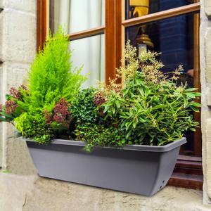 Flower Plants Holder, 24 Inches Length x 6.5 Inches Down, 2 Pieces