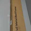 Full Metal Bed Frame, 7 Inch Low Heavy Duty Platform Bed Frames Full Size for Box Spring and Mattress, Easy Assembly, Noise-Free, Adjustable, Black