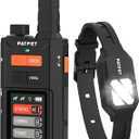 PATPET Dog Training Collar with Night Lights - 4200FT Waterproof E Collar for Dogs Training for Large Medium Dogs, Rechargeable Dog Electric Training Collar 119 Levels with 4 Training Modes (Black)