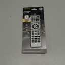 GE 4-Device Universal Remote Control, Designer Series, Brushed Nickel/Silver, 33709