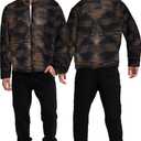 Mad Dog Men's Sherpa Jacket Ultimate Fuzzy Sweater for Men, Fleece Winter Coats, Mens Cold Weather Jackets (Black, XL)
