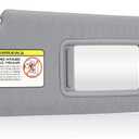 Gray Passenger Right Side Sun Visor Replacement Compatible with Hyundai Elantra 2011 2012 2013 2014 2015 (Not Fit for GT) Replace 852203X000TX