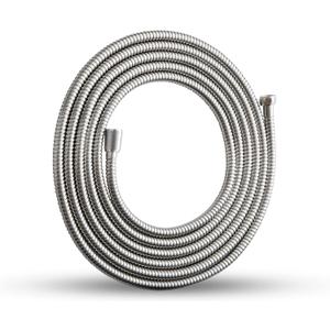 OFFO Shower Hose, 236 in Kink Free Stainless Steel Extra Long Shower Hose Replacement, Flexible Handheld Shower Head Hose Extension for Pet Bathing Cleaning, Nickel Gray
