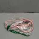 Wisedog 6FT Rope Dog Leash - Polyester Rope with PVC Soft Padded Handle, Rustproof 360Swivel Buckle - Durable for Small, Medium & Large Dogs (Gossamer Pink)
