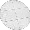 Stanbroil Fire Pit Cooking Grill Grate with 3 Support Bars - Outdoor Round BBQ Campfire Grill Grid - Camping Cookware - Stainless Steel, 36 Inch