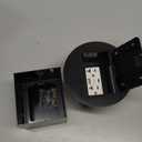 Kanayu 1 Pcs Recessed Floor Outlet with Quick Charge 4.8A USB A+C, 20A Duplex TR Receptacle, Adjustable Waterproof Steel Box, 3.2"x4" 1-Gang, Electrical Outlet Kit for Home Renovation, ETL Listed