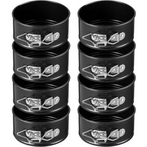 Pack Of 4 Springform Pans - Small, Leakproof Round Cake Pans with Removable Bottom, Nonstick Baking Cake Molds for Mini Cheesecake & Pizza