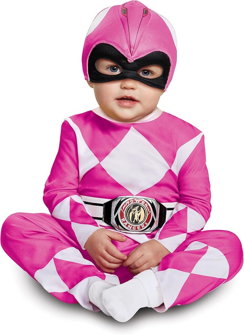 Disguise Pink Ranger Infant Child Costume, Pink, (12-18 Months)
