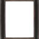 Creative Mark Plein Air Museum Collection Nouveau Picture Frame Solid Wood Composition Hand-Leafed Museum Quality Closed Corner - Black/Gold 11x14