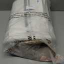 Laundry Hamper, 95L Tall Laundry Basket with Leather Handles, Rectangle Large Clothes Hamper for Organizing, Cotton Woven Laundry Baskets Storage Hampers for Bedroom, Nursery, Living Room (Rice Brown & White)