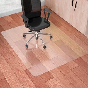 Office Chair Mat for Hardwood Floors, Easy Glide Floor Mat for Office Chair, Clear Desk Chair Mat for Rolling Chairs 60" x 46"