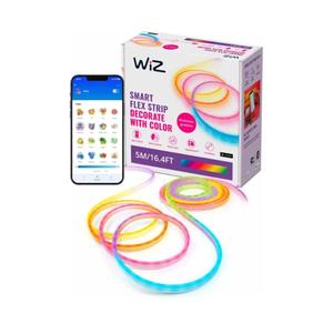WiZ Connected Neon Smart Flex Strip – 16.4 ft (Two 8.2ft Strips), 16 Million Colors + Shades of White, Dynamic Light Scenes, Connects to Your Wi-Fi, Voice/App Control