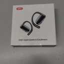 Open Ear Headphones, 0.28oz Lightweight Next-Gen Bluetooth 5.4 Air Conduction Wireless Earbuds w/Extra Bass, 48H Playtime, 3 EQ Modes, ENC Mic, IPX5, Snug Fit for Workout Running Gold Rose