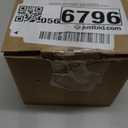 Basics Small Digital Oval Alarm Clock With LED Display, Nightlight & Battery Backup, Black, 4.5 x 3.5 x 2.4 Inches