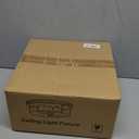 Flush Mount Ceiling Light Fixtures, 2-Light Brass Ceiling Mount for Farmhouse with Seeded Glass Lampshade, Industrial Hall Flush Mount Light Fixture for Hallway, Kitchen, Entryway, Bedroom and Foyer