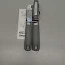 Beneno Heavy Duty Hand Can Opener Manual with Magnet, Durable Sharp Carbon Steel Blade Smooth Cutting, Big Effort-Saving Knob & Soft Grip Handle, Multifunctional Kitchen Tool with Bottle Opener, Gray